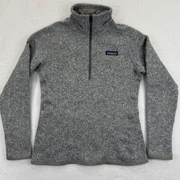 NWOT Patagonia Better Sweater 1/4 Zip Pullover Gray Fleece Sizes XS - Picture 7 of 8